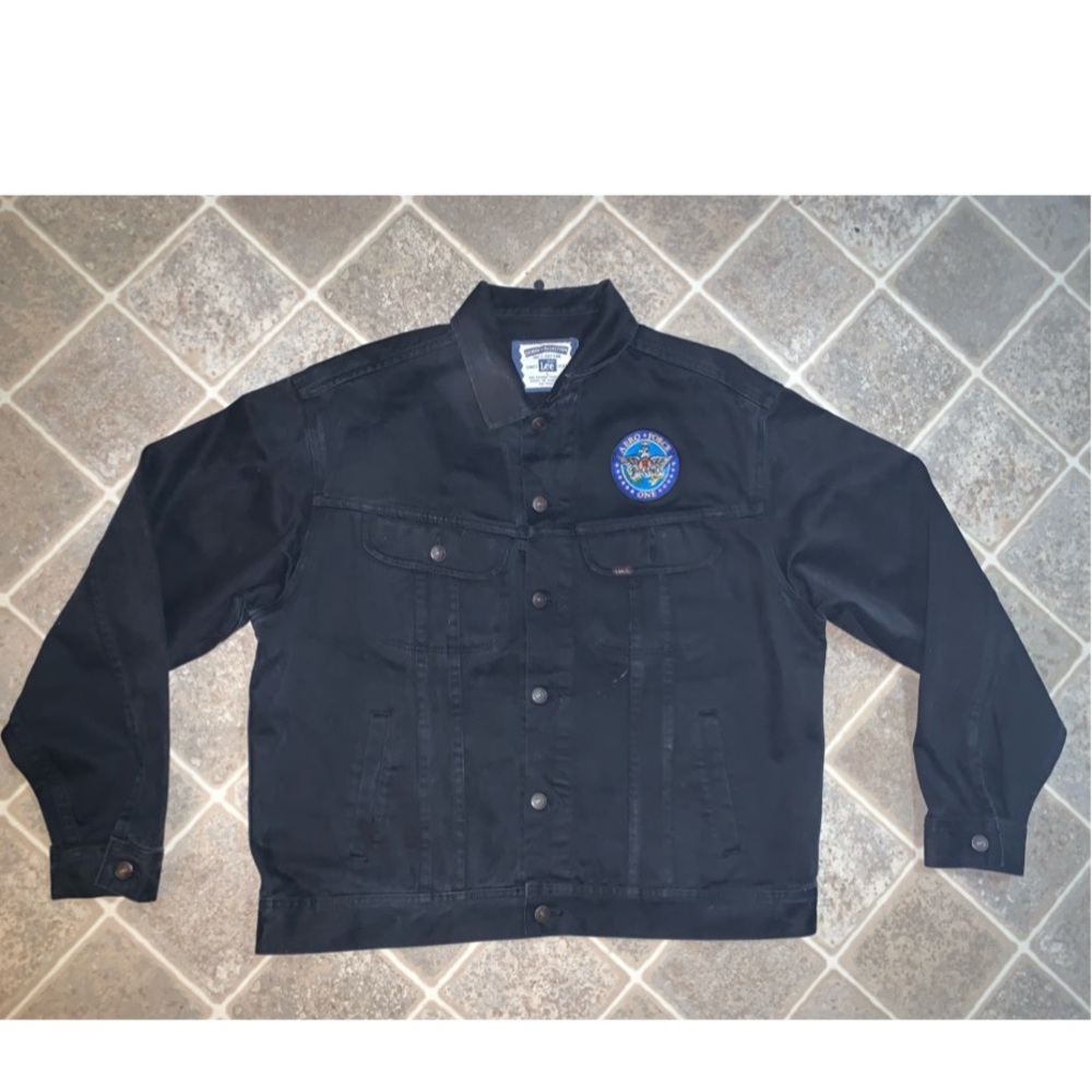 Lee denim jacket with Aerosmith Patches